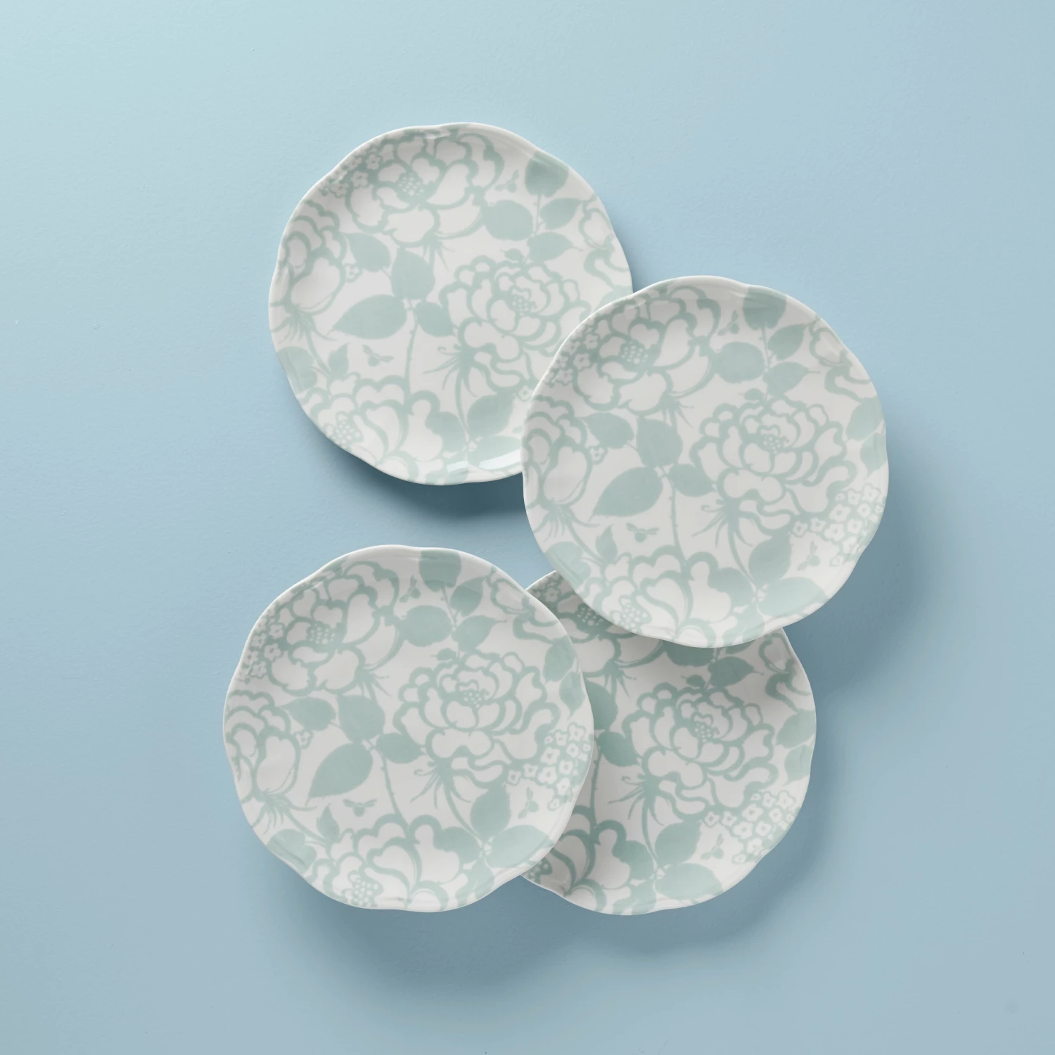 Promo ✨ Lenox Butterfly Meadow Cottage 4-Piece Accent Plates ⌛ 4 Promo ✨ Lenox Butterfly Meadow Cottage 4-Piece Accent Plates ⌛ - Image 2