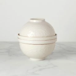 Buy 😀 Lenox French Perle Luna 8-Piece Nesting Dinnerware Set 🥰