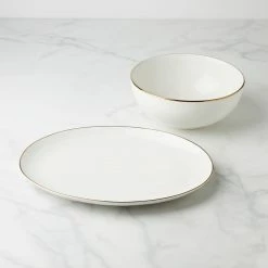 Budget ✨ Lenox Trianna White 2pc Serveware Bundle ✔️