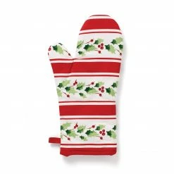 Brand new ⭐ Lenox Holiday Handpaint Stripe Oven Mitt ✨