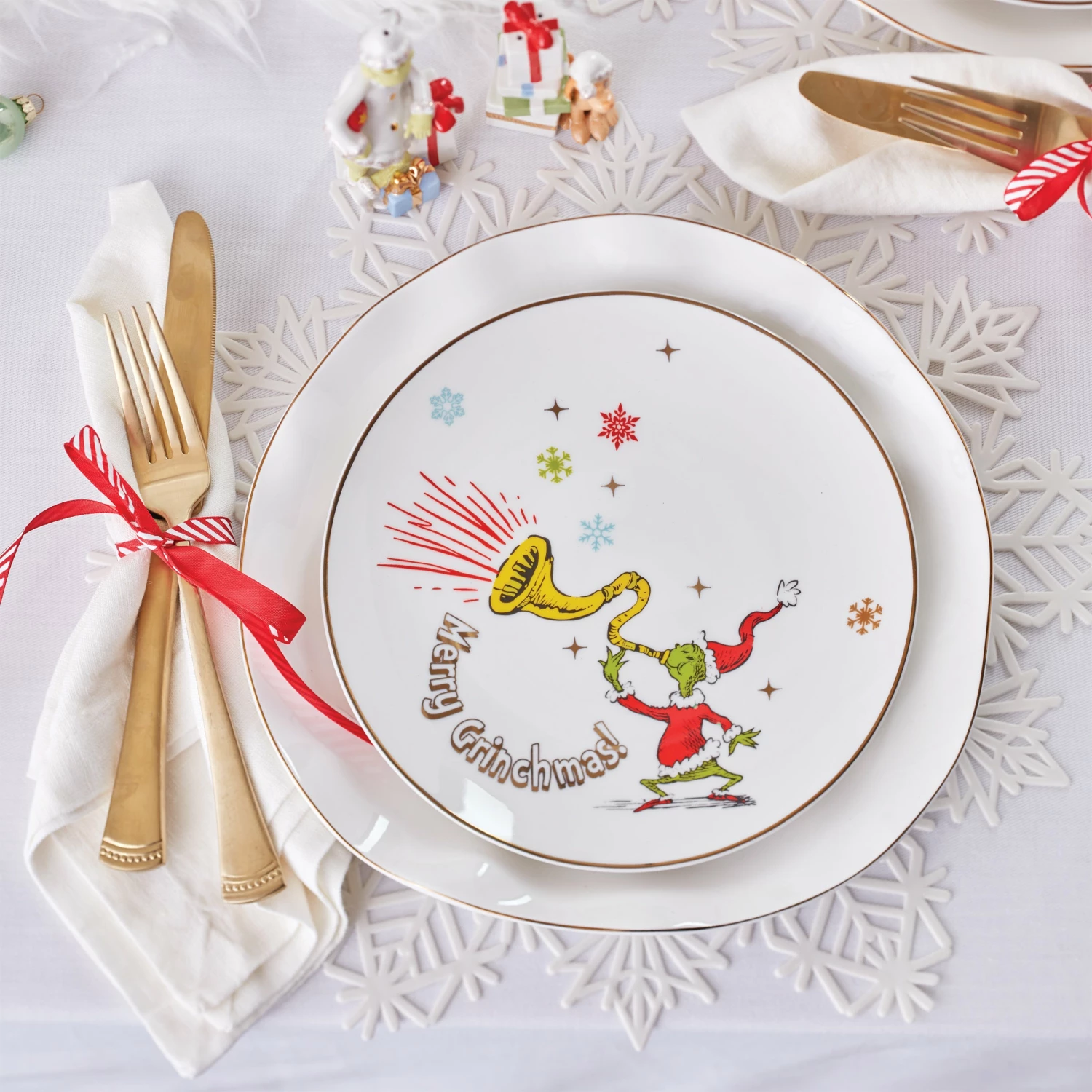Best deal π Lenox Merry Grinchmas Assorted Accent Plates, Set of 4 β¨ 4 Best deal π Lenox Merry Grinchmas Assorted Accent Plates, Set of 4 β¨ - Image 2
