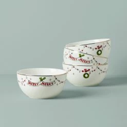 Budget 😀 Lenox Merry Grinchmas All-Purpose Bowls, Set of 4 🌟