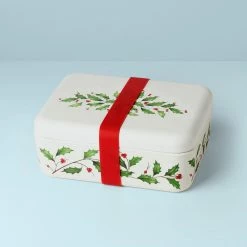 Budget 🛒 Lenox Holiday Bamboo Bento Lunch Box 🧨