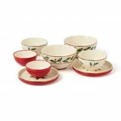 Cheapest ❤️ Lenox Holiday Mini Luna 8pc Nesting Dinnerware Set ❤️ -lenox Sales Store 894180 w13
