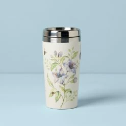 Best Pirce 😀 Lenox Butterfly Meadow Bamboo Travel Mug 👍 -lenox Sales Store 894270 w12