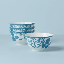 Outlet 🎁 Lenox Butterfly Meadow Cottage 4-Piece Rice Bowls 😍 -lenox Sales Store 894281 w10 7a644559 8470 465f 924c b6cbfded58cd