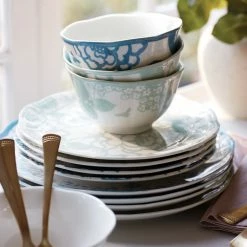 Outlet 🎁 Lenox Butterfly Meadow Cottage 4-Piece Rice Bowls 😍 -lenox Sales Store 894281 w12