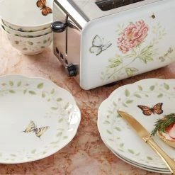 New 🔥 Lenox Butterfly Meadow Toaster ✔️ -lenox Sales Store 894543 894542 894541 LNP F22 FEA 1