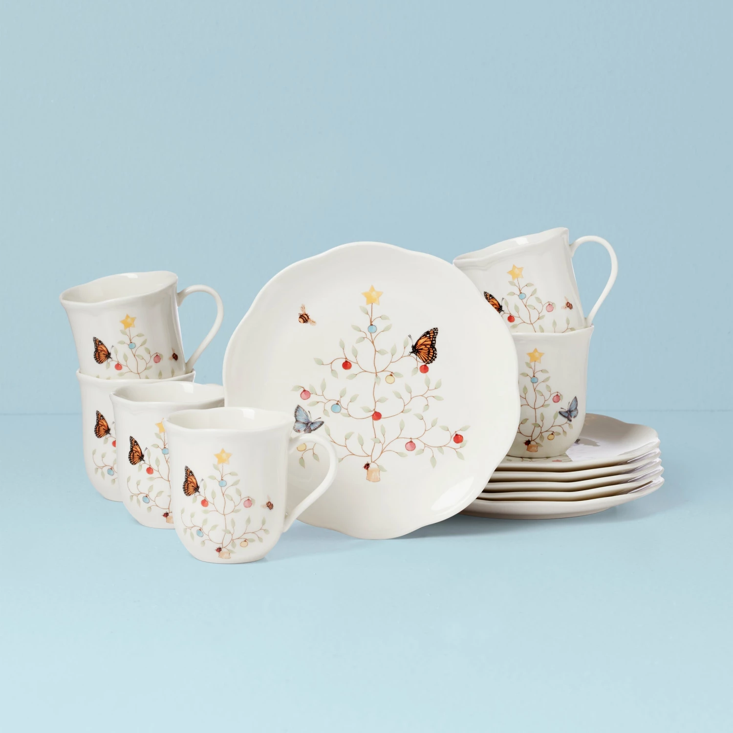 Promo π― Lenox Butterfly Meadow Seasonal 12-Piece Dessert Set π₯ 3 Promo π― Lenox Butterfly Meadow Seasonal 12-Piece Dessert Set π₯