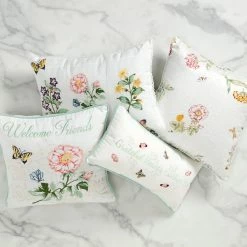 Promo 🛒 Lenox Butterfly Meadow Welcome Friends Pillow 18x18 🧨 -lenox Sales Store 894731 894734 894733 LNP S23 2 8f6dbc53 5e30 4fbc 9561 4b46f90e49b3