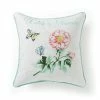 Promo 🛒 Lenox Butterfly Meadow Welcome Friends Pillow 18x18 🧨 -lenox Sales Store 894734 wHR