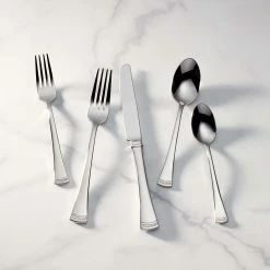 Outlet 😍 Lenox Portola 65-Piece Flatware Set 🧨